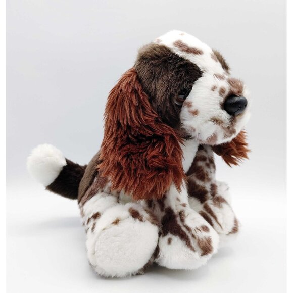 Ganz Heritage Collection Springer Spaniel 10" Plush Dog White Brown H14503 - Picture 2 of 5
